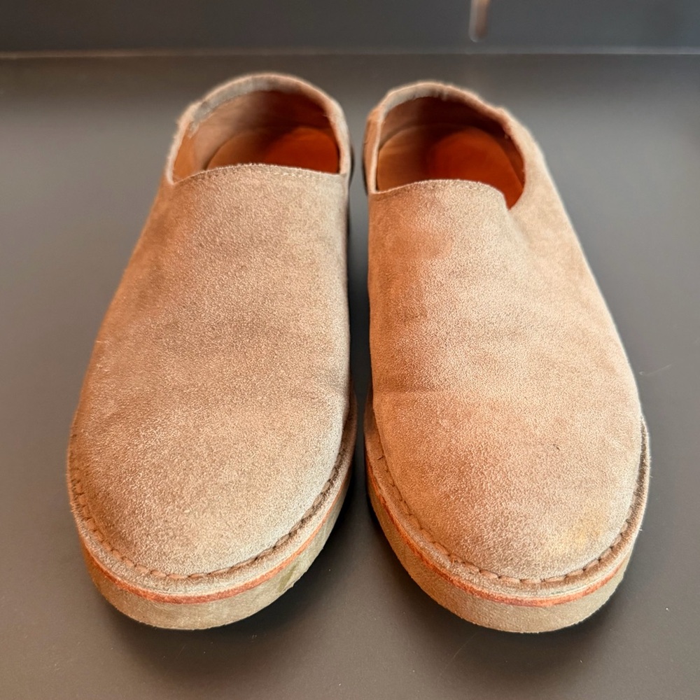 Elegant Tan Suede Women's Loafers